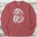 Golden Retriever Loyalty Long Sleeve Tee - Brick