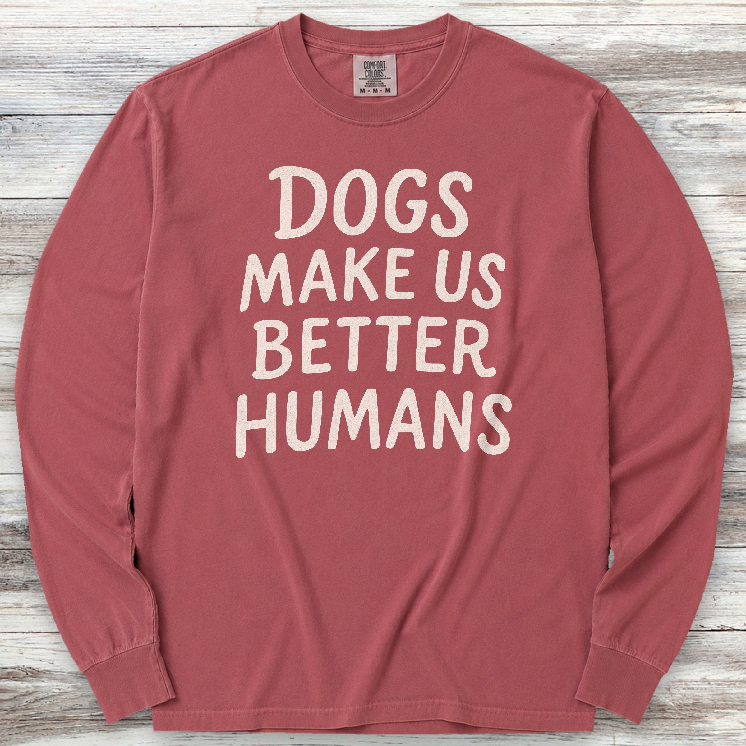 Better Humans Long Sleeve Tee - Brick
