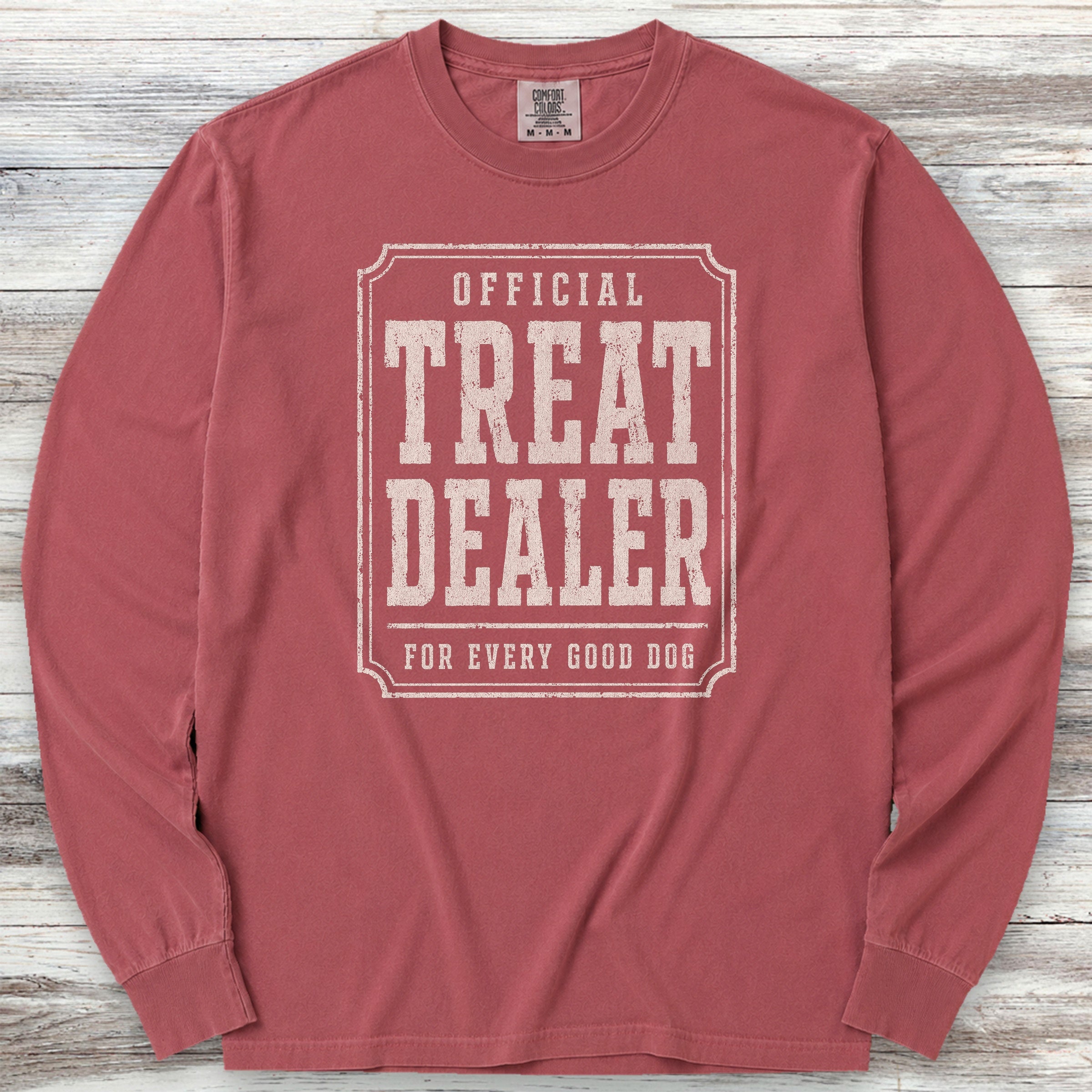 Official Treat Dealer Long Sleeve Tee - Brick