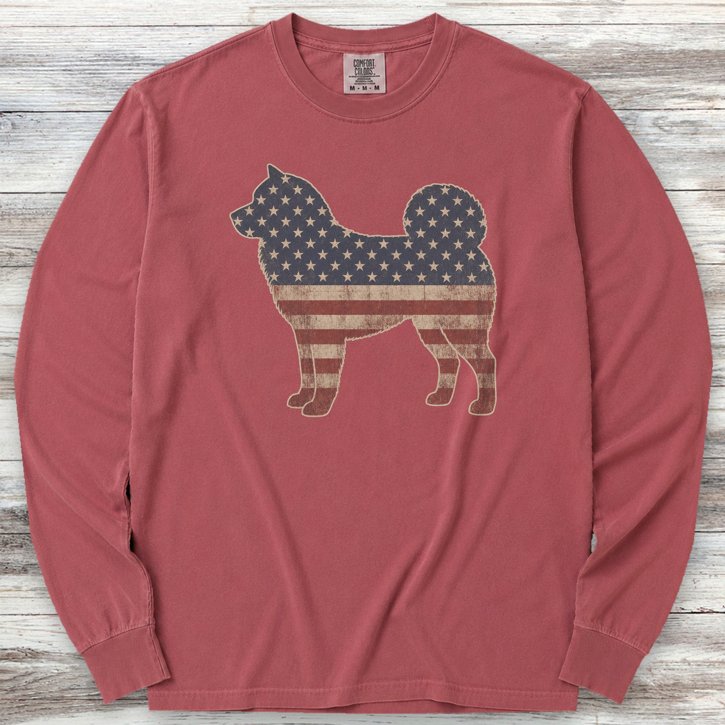 Akita Vintage USA Long Sleeve Tee - Brick