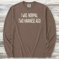 Havanese Normal Long Sleeve Tee - Espresso
