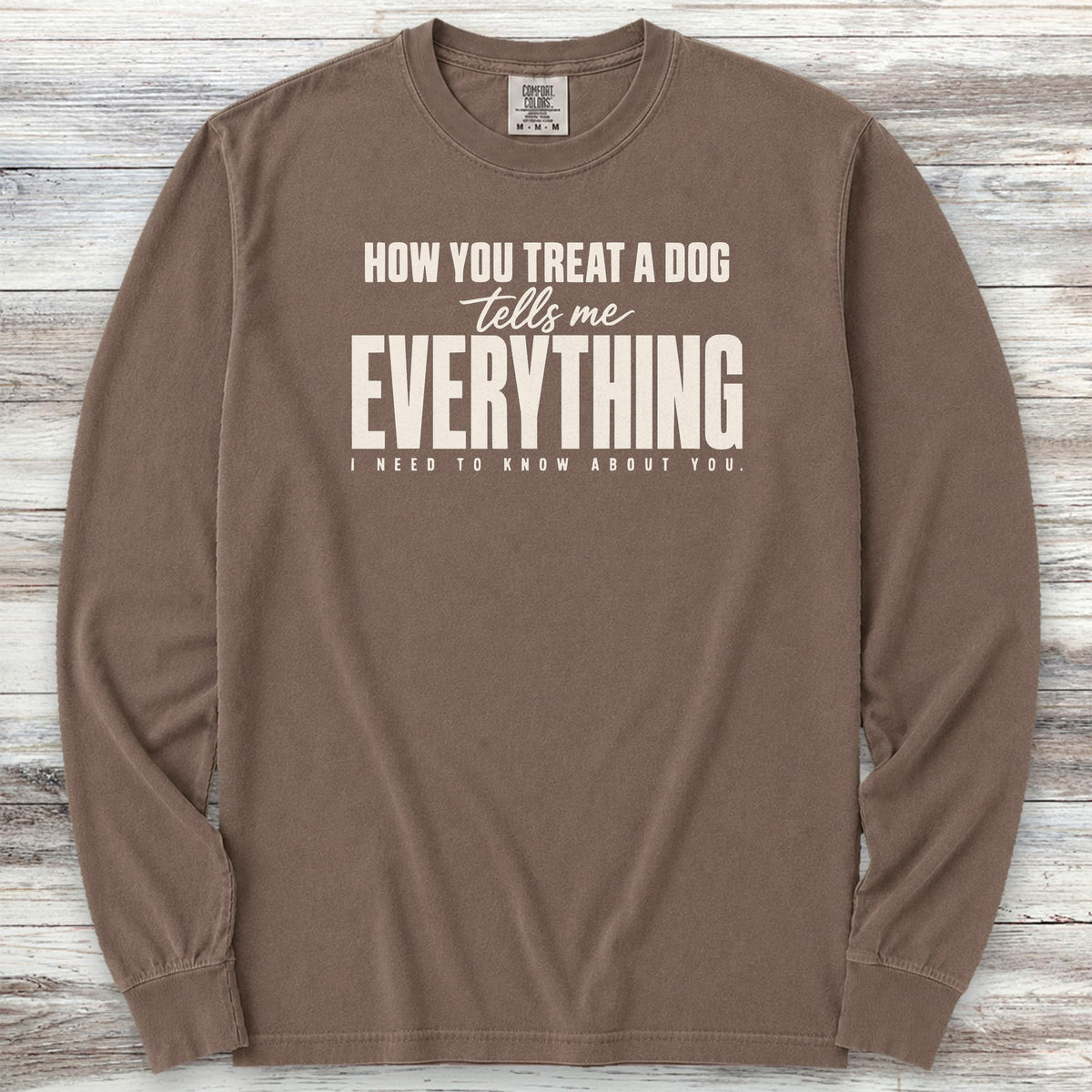 Everything Long Sleeve Tee - Espresso