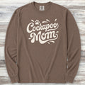 Cockapoo Groovy Mom Long Sleeve Tee - Espresso
