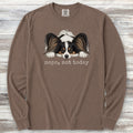 Papillon Nope Long Sleeve Tee - Espresso