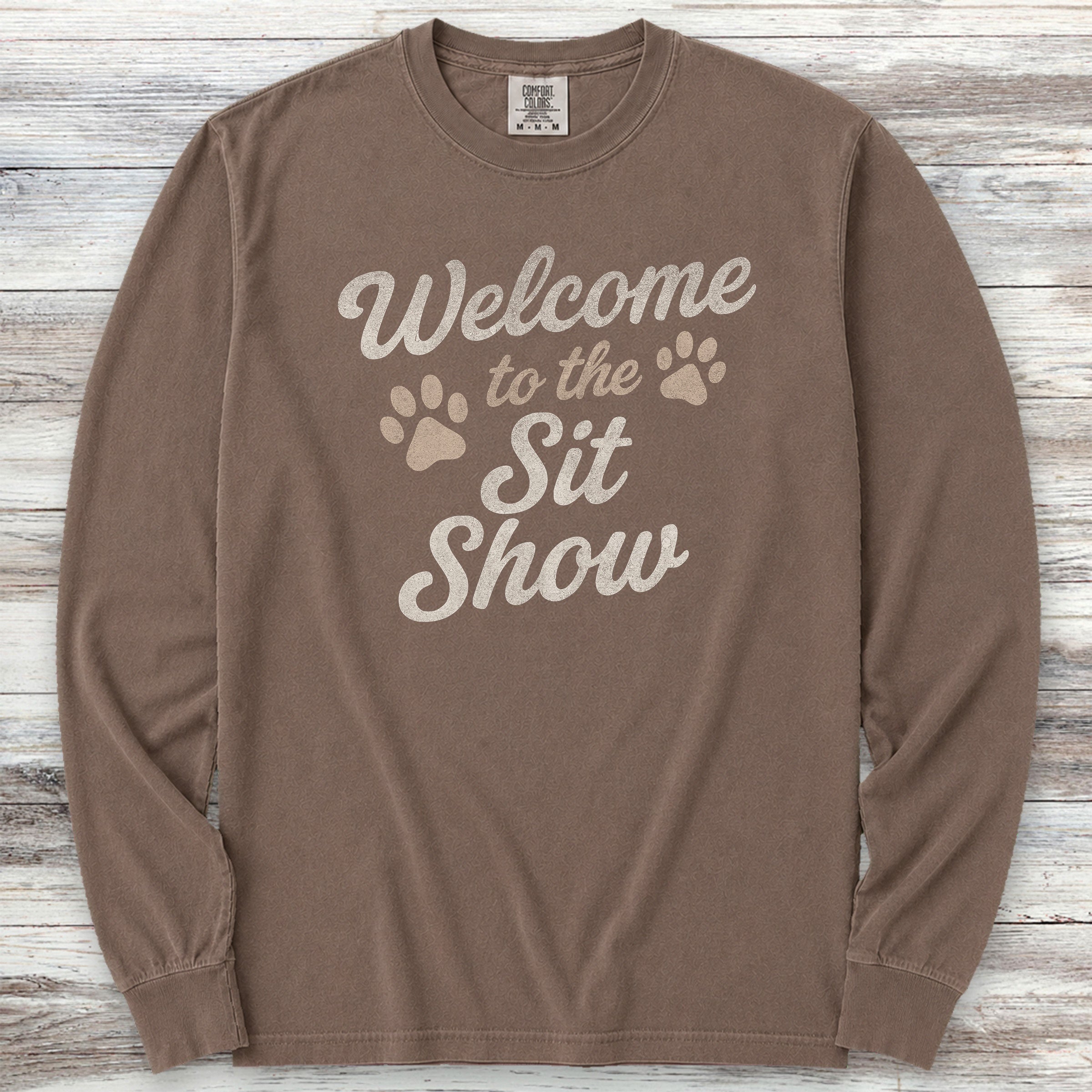 Sit Show Long Sleeve Tee - Espresso