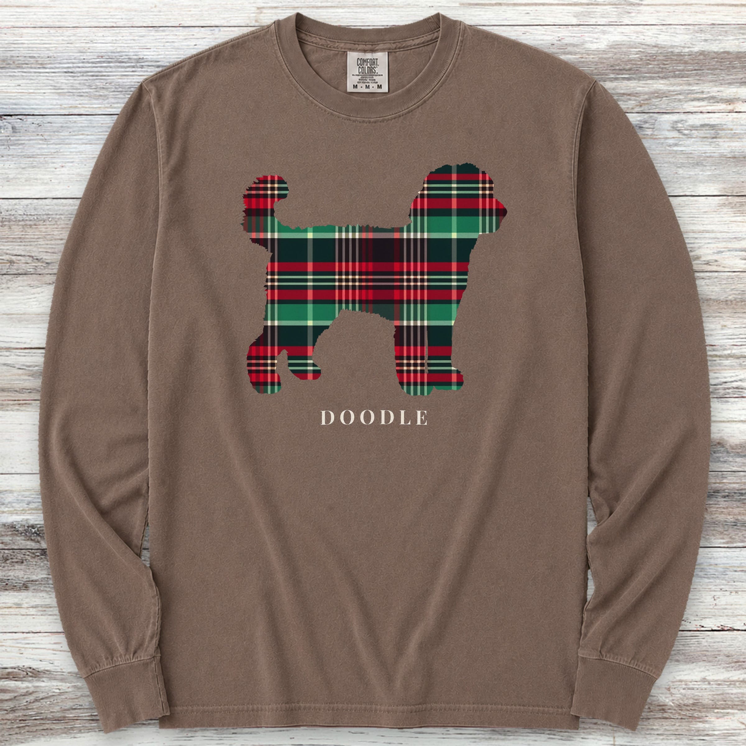 Doodle Winter 2025 Long Sleeve Tee - Espresso