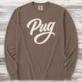 Pug Team Long Sleeve Tee - Espresso
