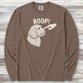 Goldendoodle BOOP! Long Sleeve Tee - Espresso