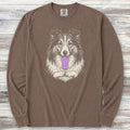 Shetland Sheepdog Pupsicle Long Sleeve Tee - Espresso