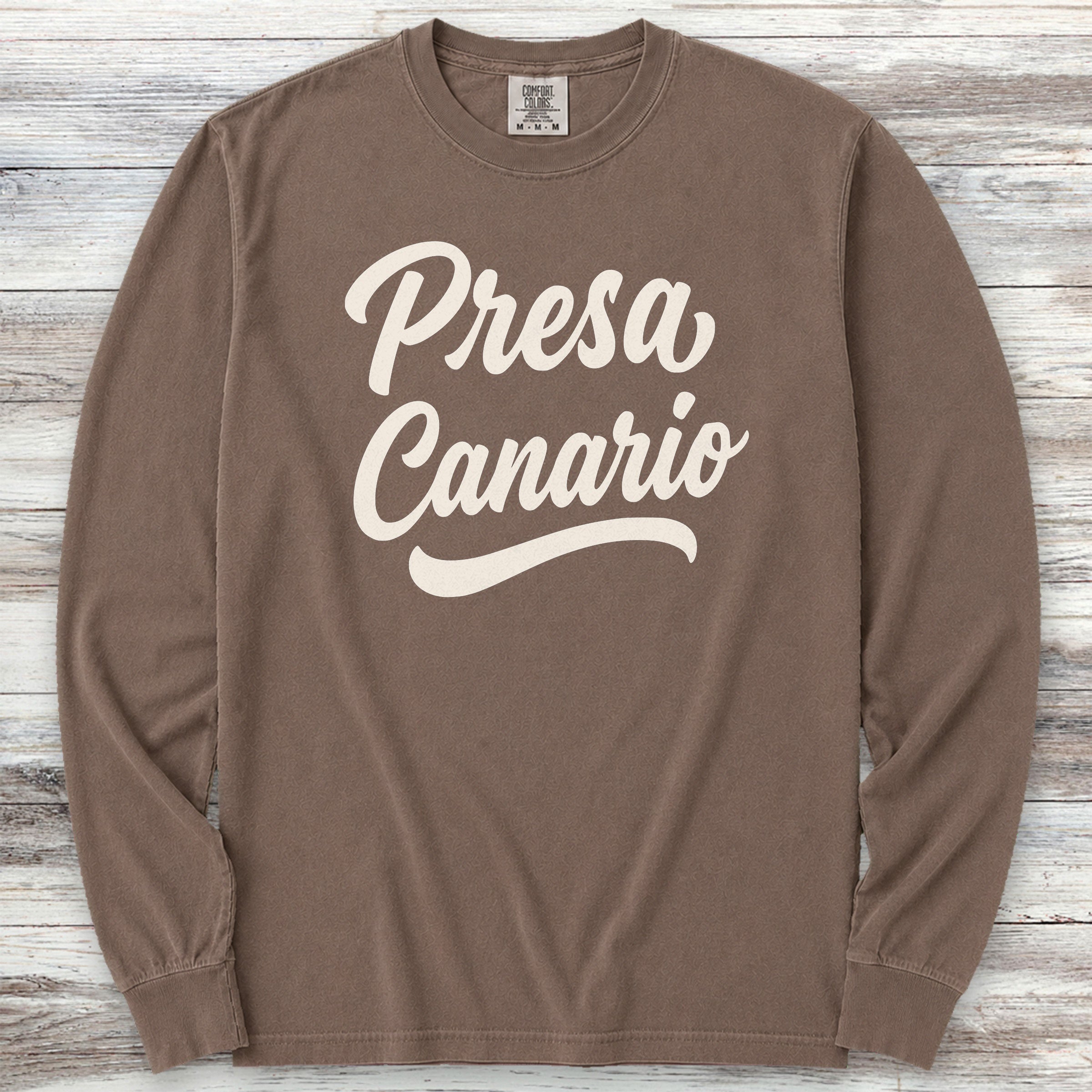 Presa Canario Team Long Sleeve Tee - Espresso
