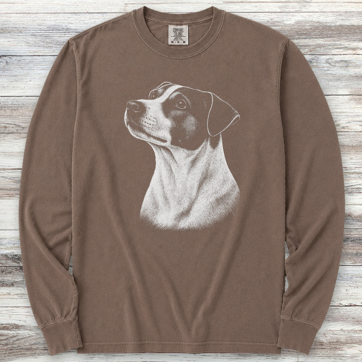 Jack Russell Loyalty Long Sleeve Tee - Espresso