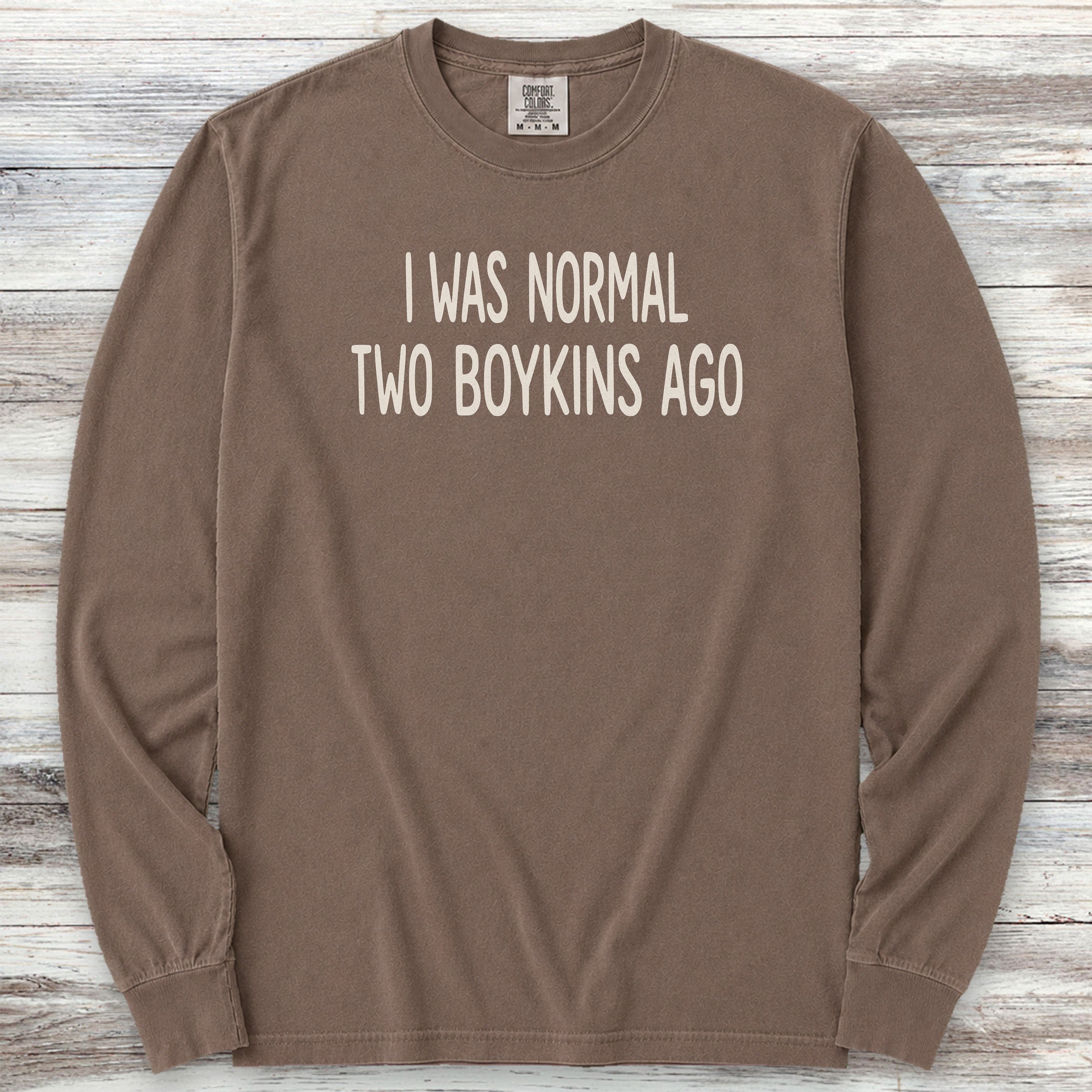 Boykin Spaniel Normal Long Sleeve Tee - Espresso