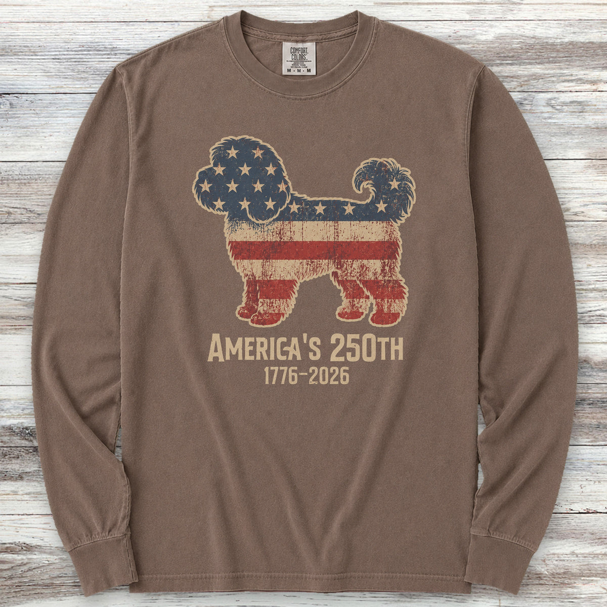 Cavapoo 250 Long Sleeve Tee - Espresso