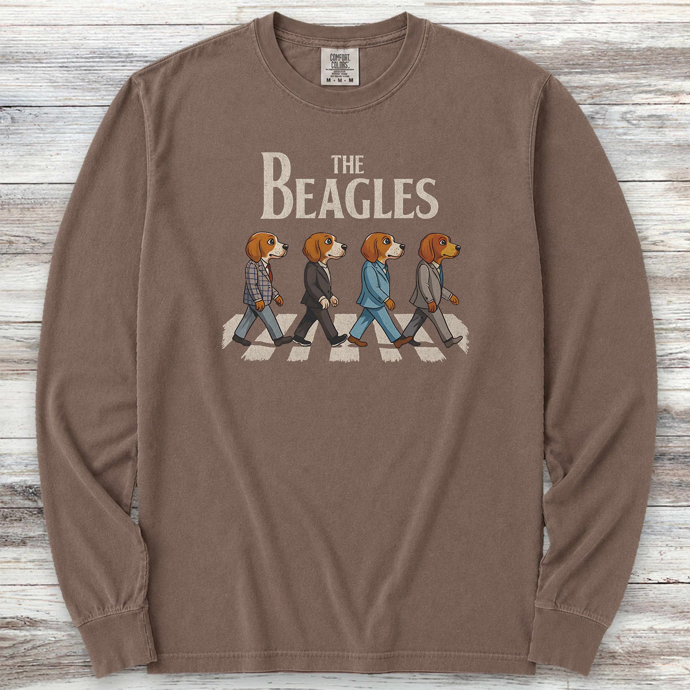 The Beagles Long Sleeve Tee - Espresso