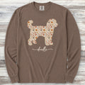 Doodle Fall Long Sleeve Tee - Espresso