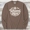 Whippet Groovy Mom Long Sleeve Tee - Espresso