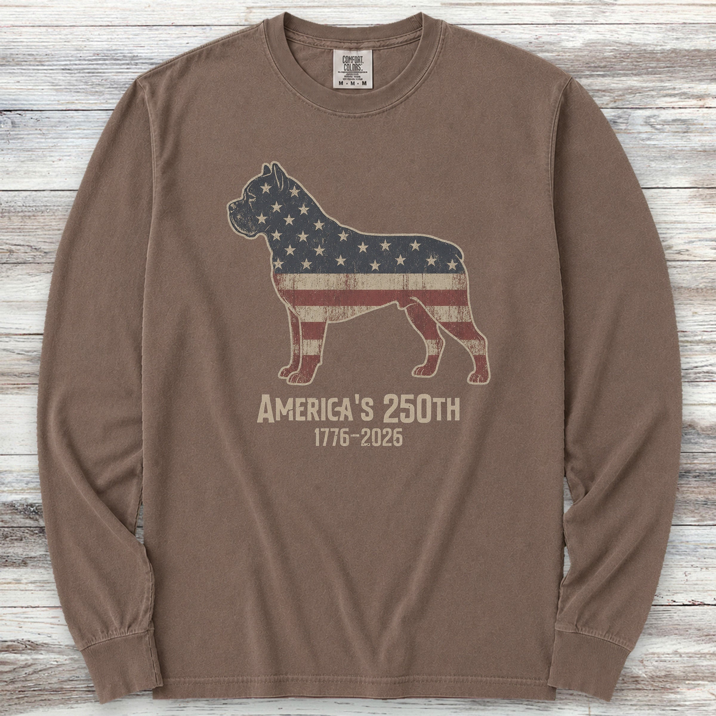 Cane Corso 250 Long Sleeve Tee - Espresso