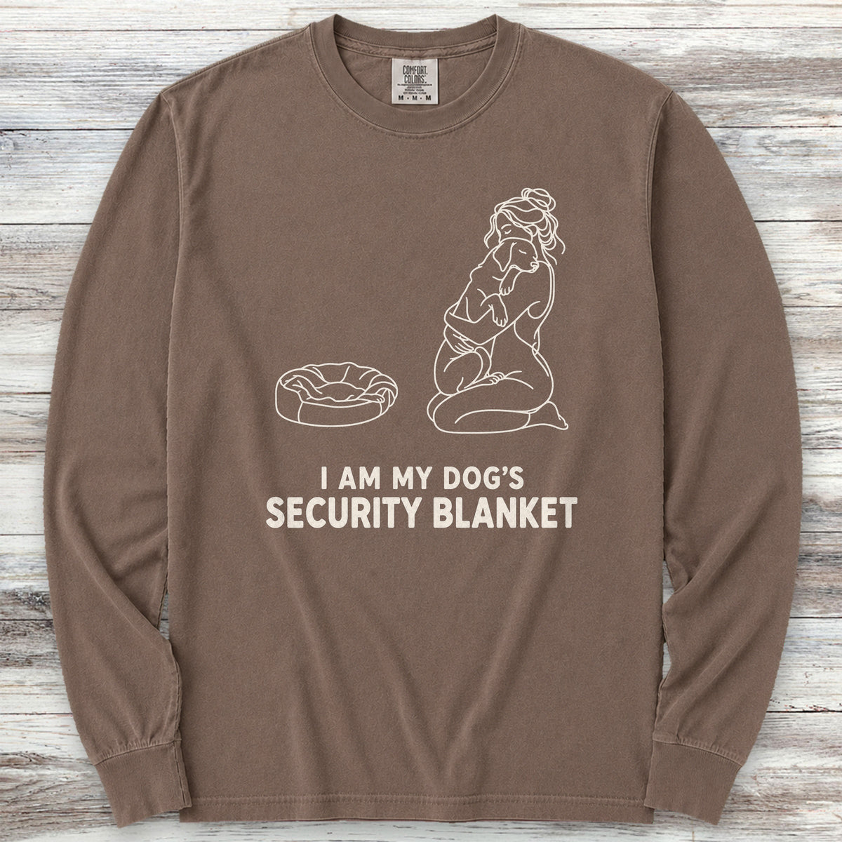 Security Blanket Long Sleeve Tee - Espresso