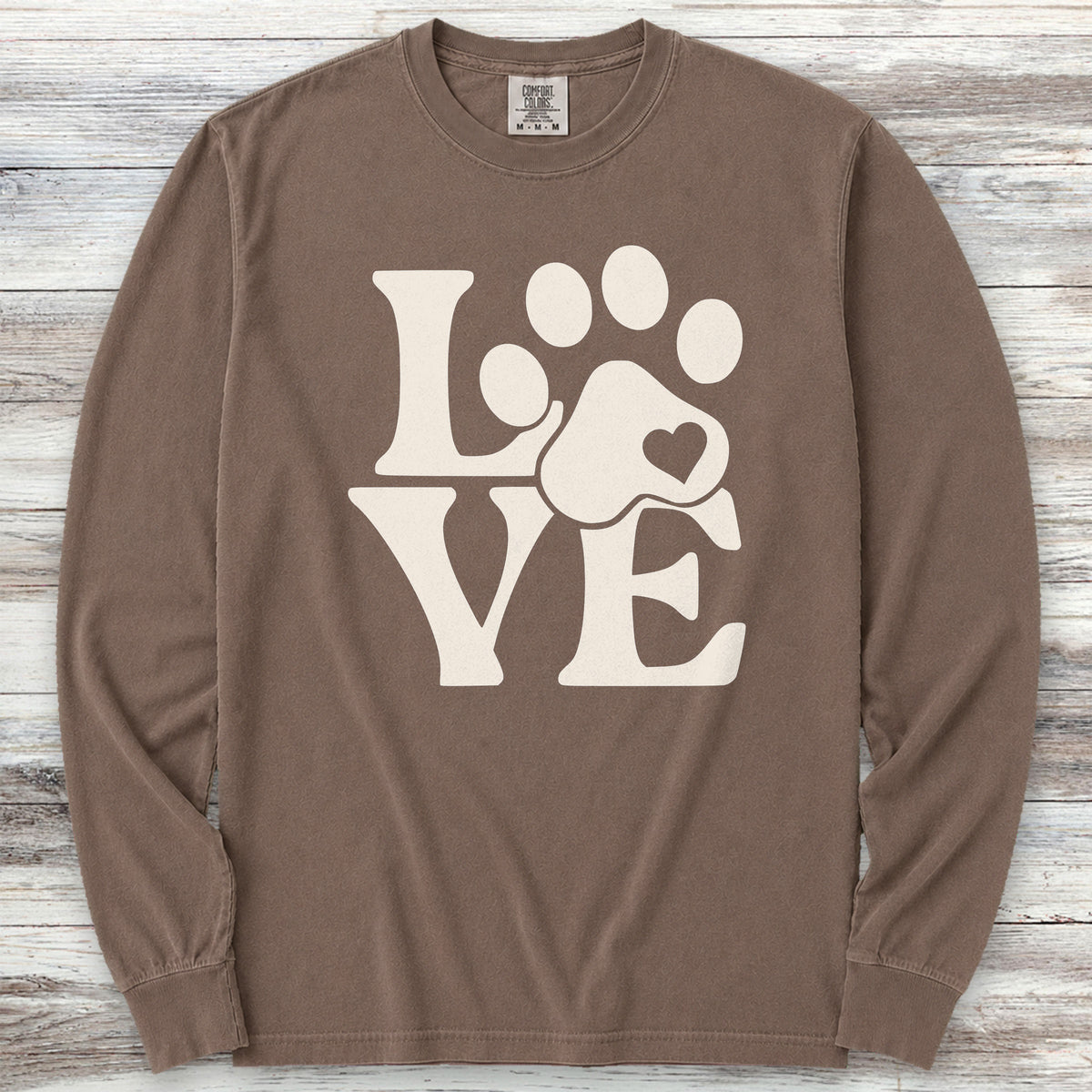 Love Long Sleeve Tee - Espresso