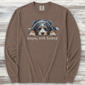 Aussiedoodle Nope Long Sleeve Tee - Espresso