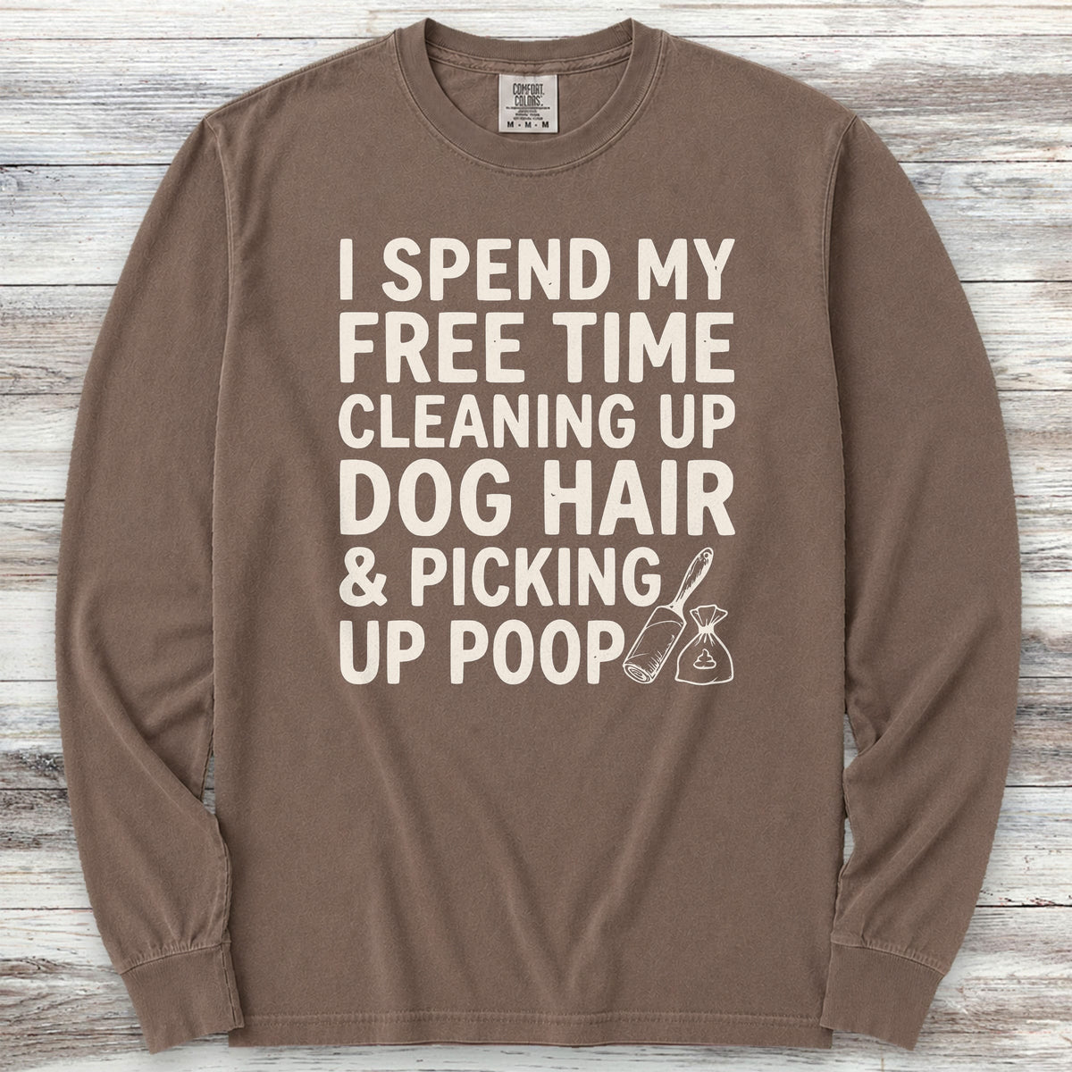 Free Time Long Sleeve Tee - Espresso