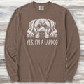 Cane Corso Lap Dog Long Sleeve Tee - Espresso
