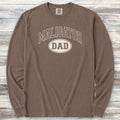 Belgian Malinois University Maligator Dad Long Sleeve Tee - Espresso
