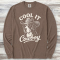 Swiss Mountain Dog Cool It Long Sleeve Tee - Espresso