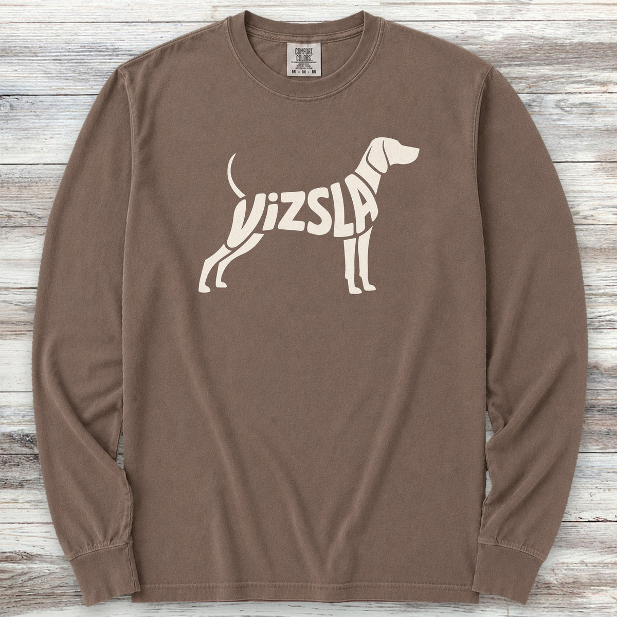 Vizsla Long Sleeve Tee - Espresso