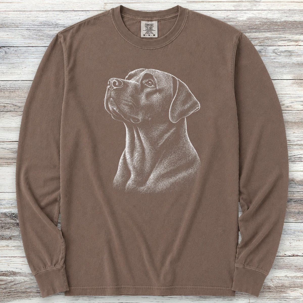 Labrador Retriever Loyalty Long Sleeve Tee - Espresso