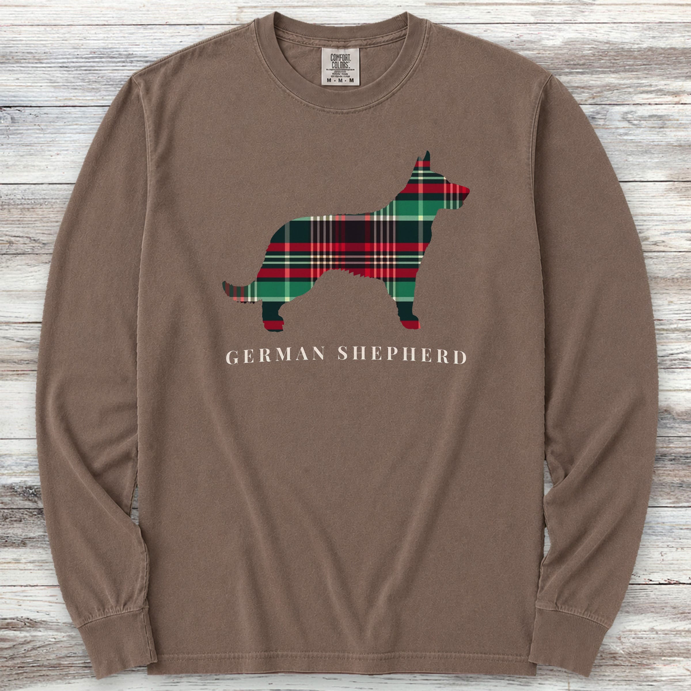 German Shepherd Winter 2025 Long Sleeve Tee - Espresso