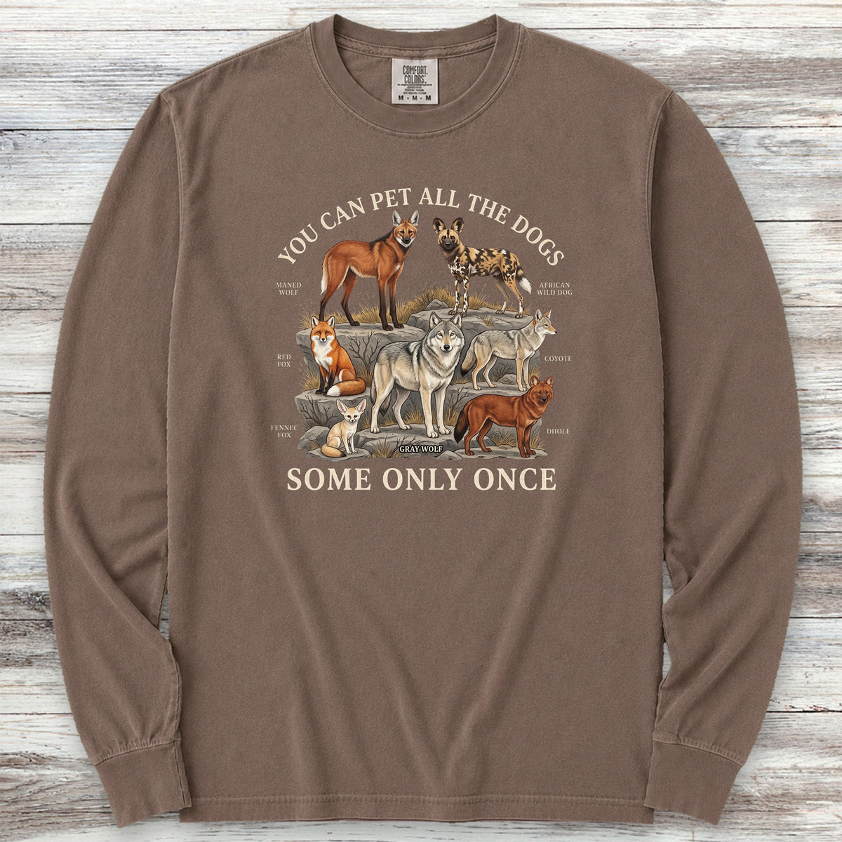Only Once Long Sleeve Tee - Espresso