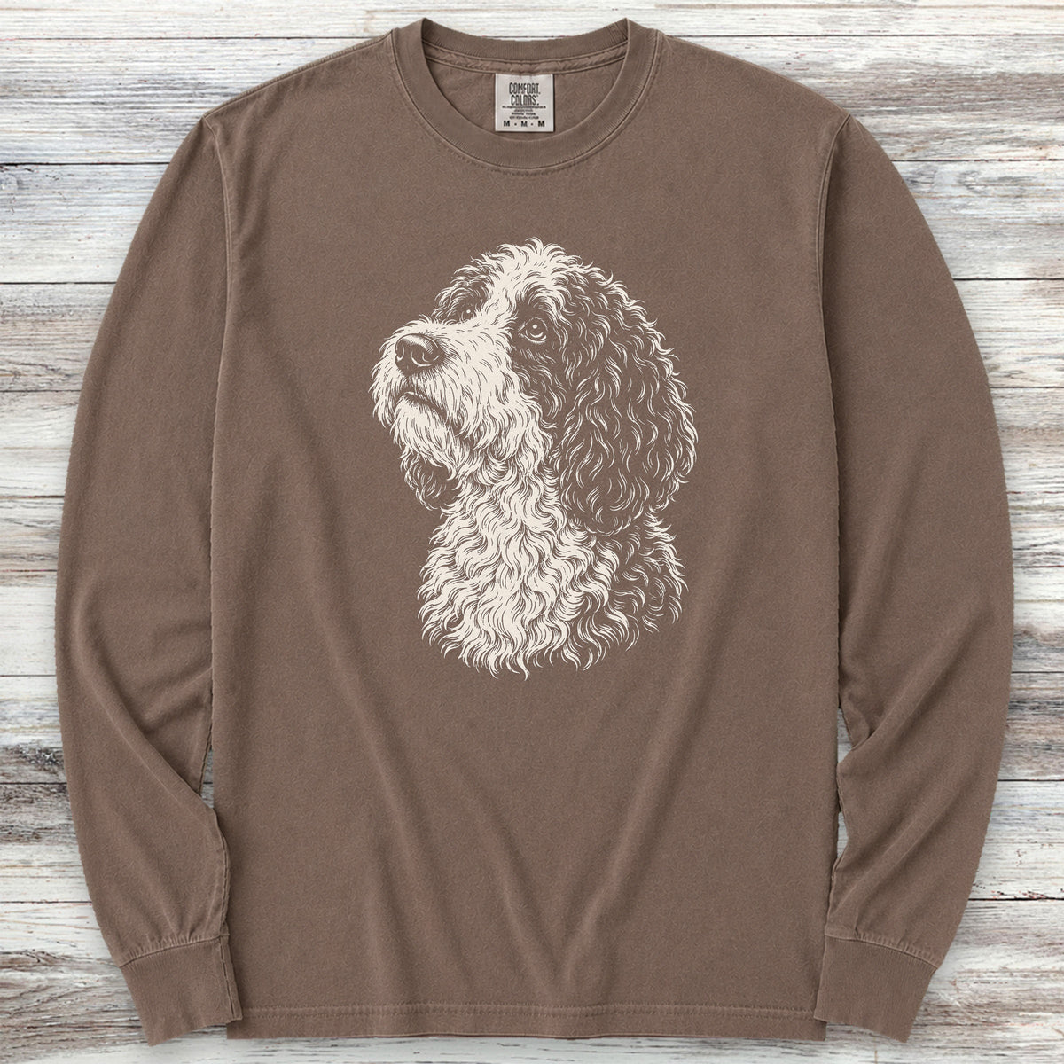 Sheepadoodle Loyalty Long Sleeve Tee - Espresso