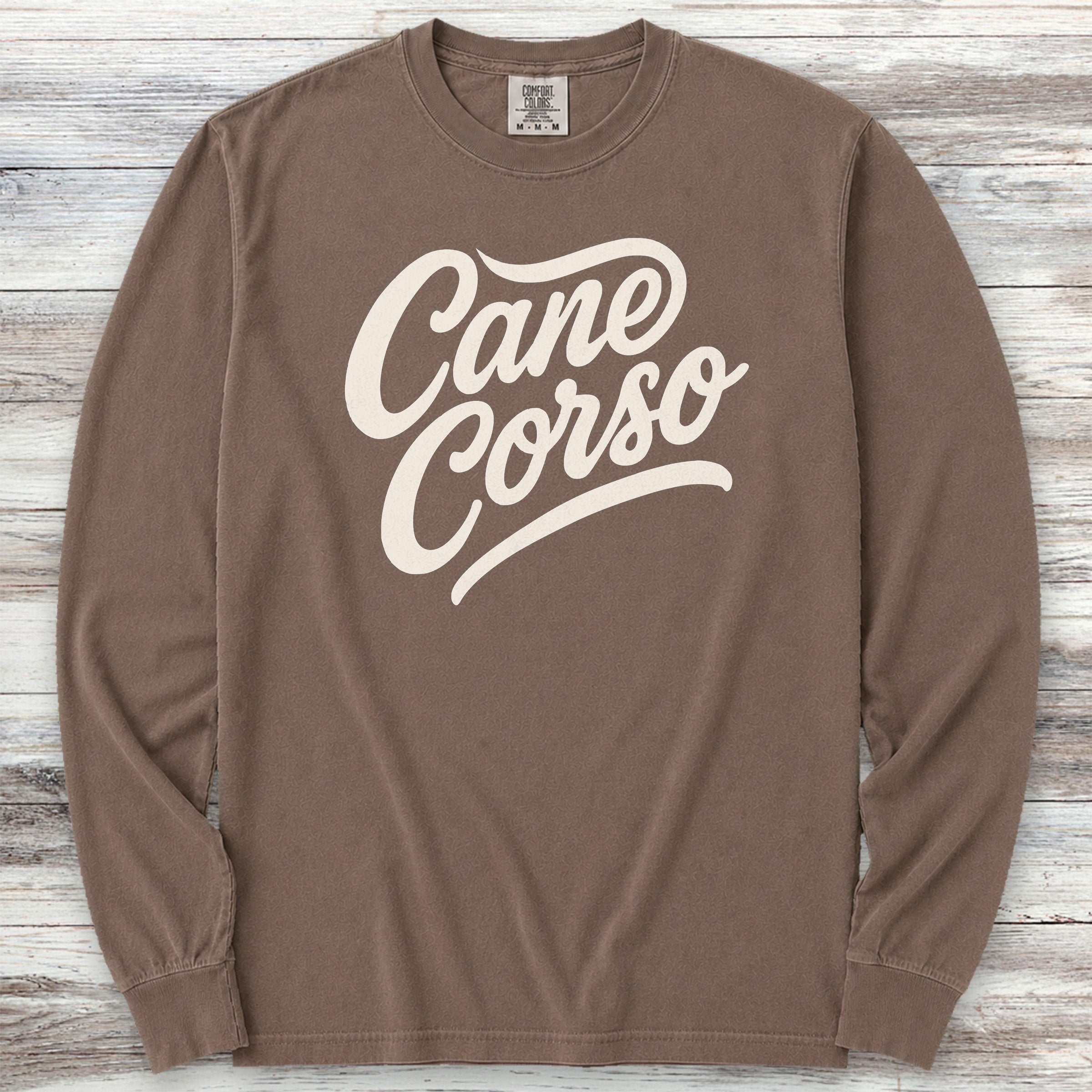 Cane Corso Team Long Sleeve Tee - Espresso