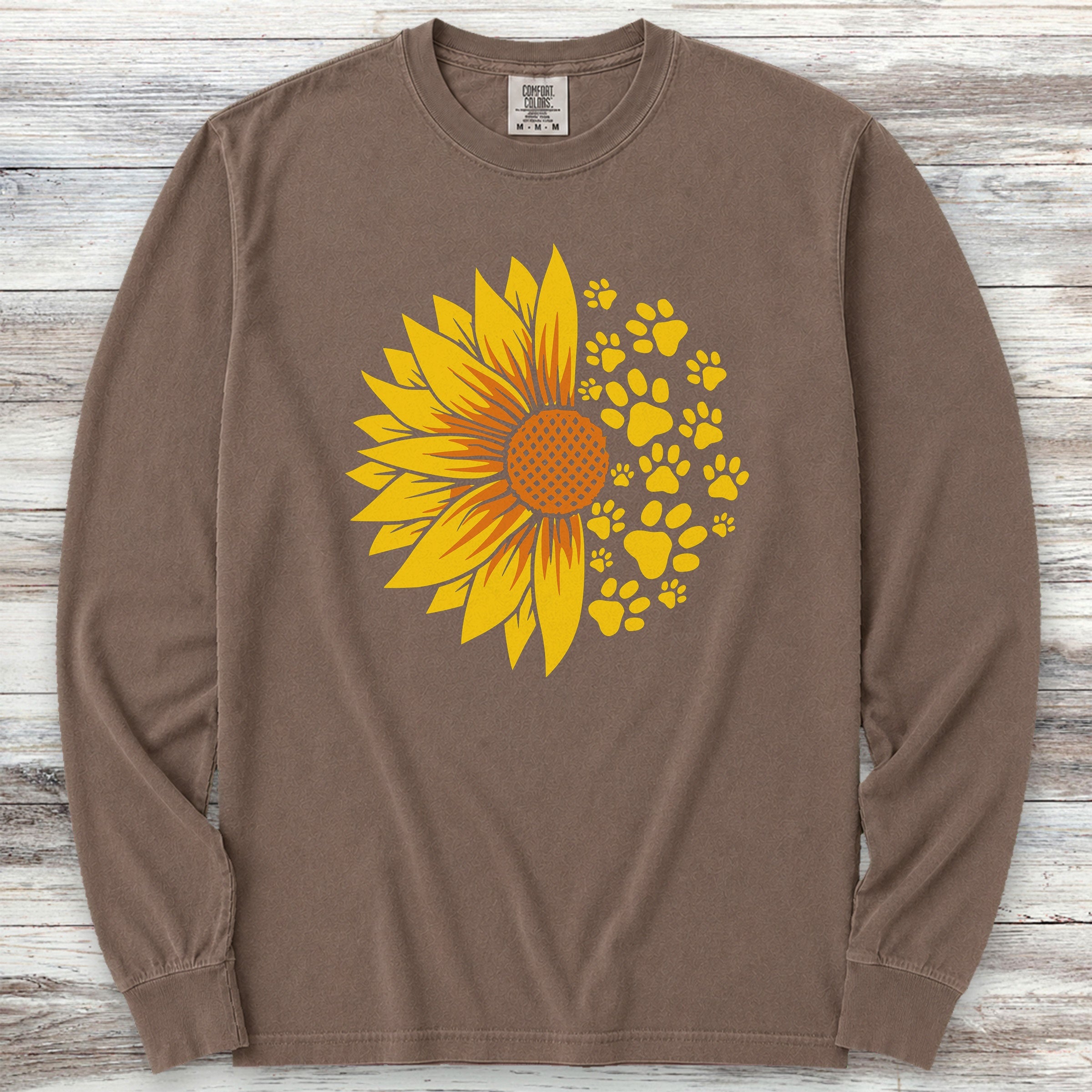 Sunflower Long Sleeve Tee - Espresso