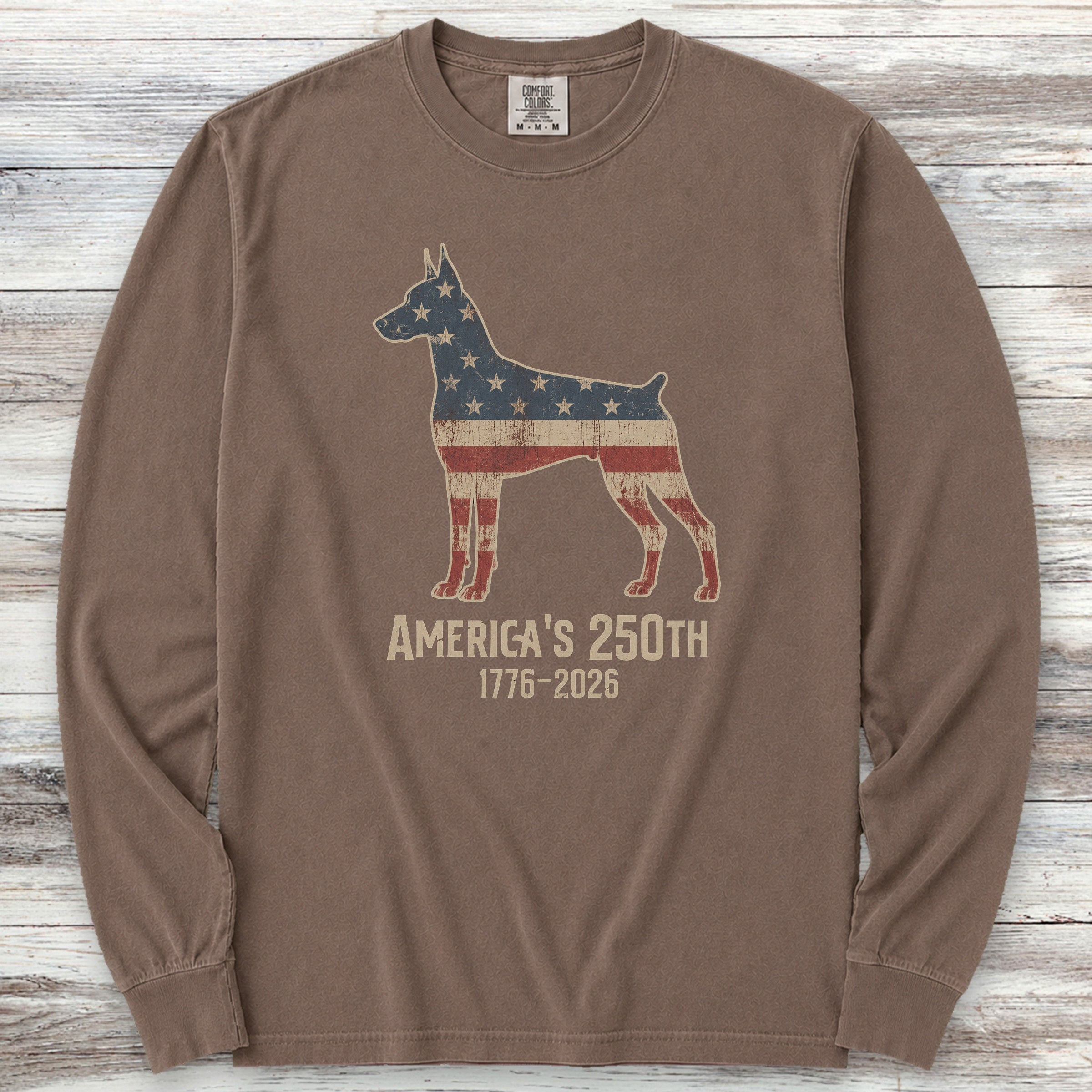 Doberman 250 Long Sleeve Tee - Espresso