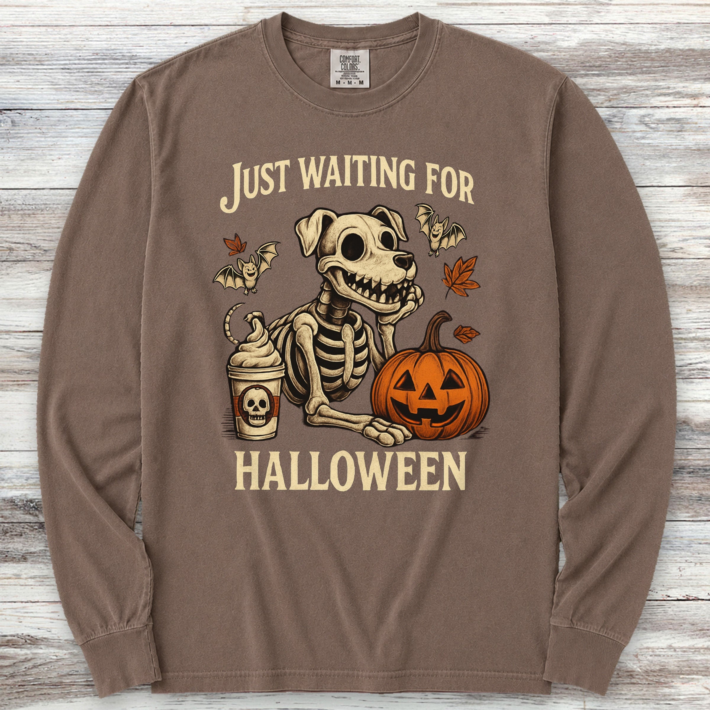 Wait For It Long Sleeve Tee - Espresso