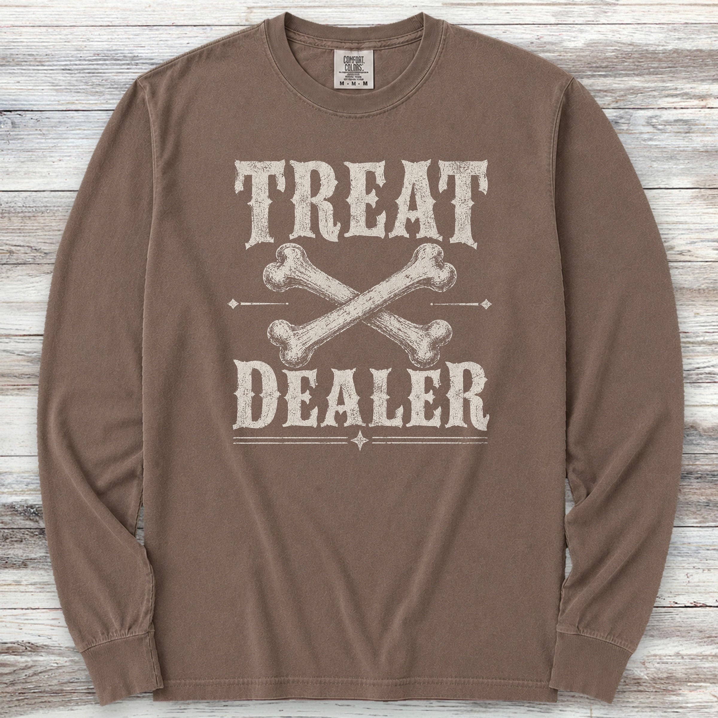 Western Treat Dealer Long Sleeve Tee - Espresso