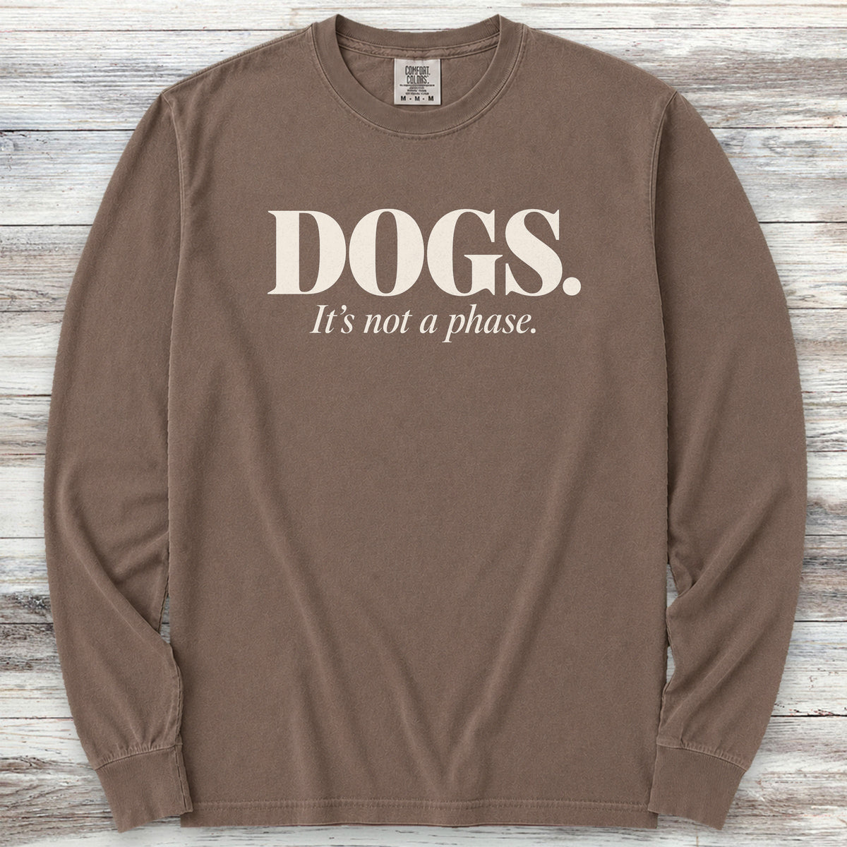 Not a Phase Long Sleeve Tee - Espresso