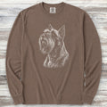 Scottish Terrier Loyalty Long Sleeve Tee - Espresso