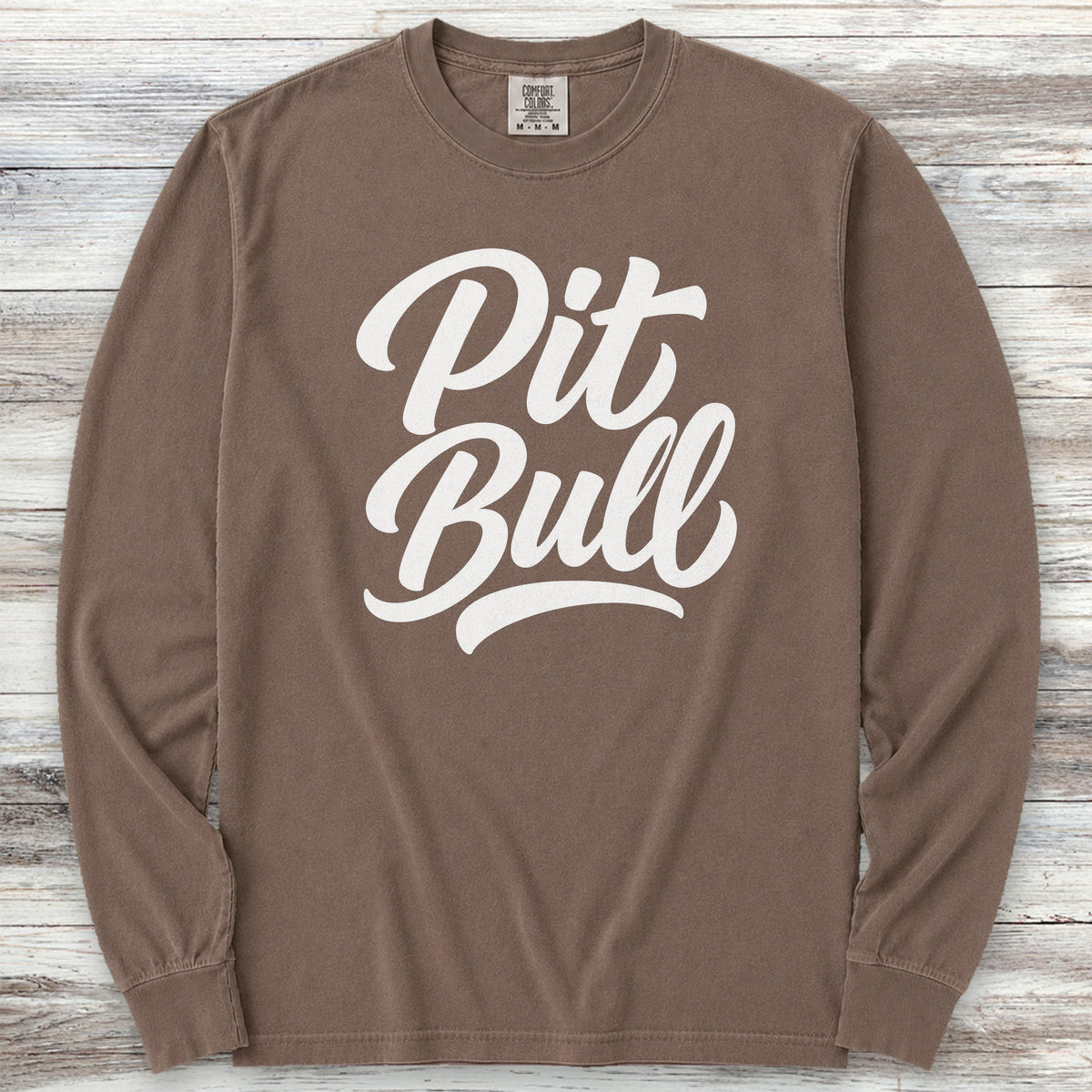 Pit Bull Team Long Sleeve Tee - Espresso