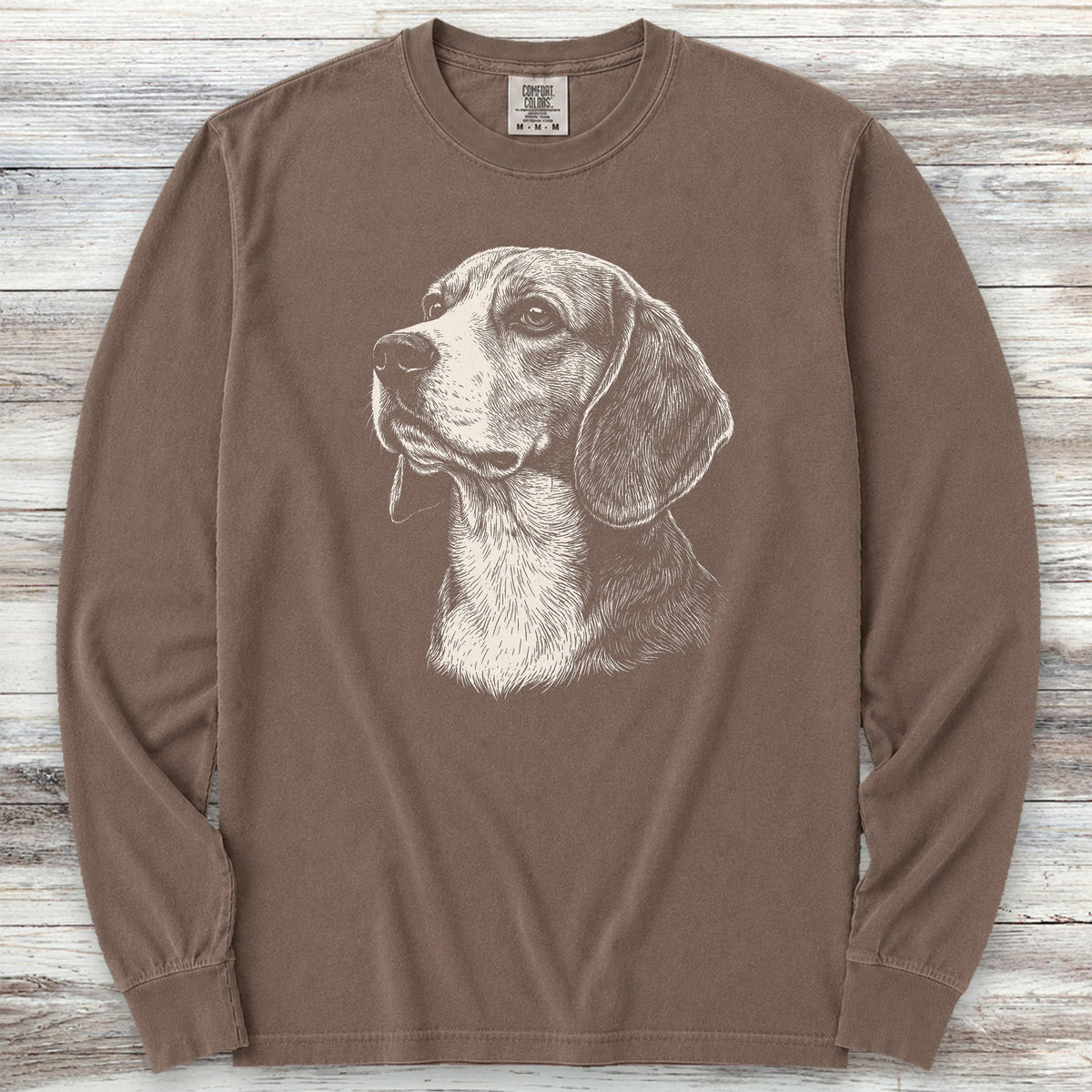 Beagle Loyalty Long Sleeve Tee - Espresso