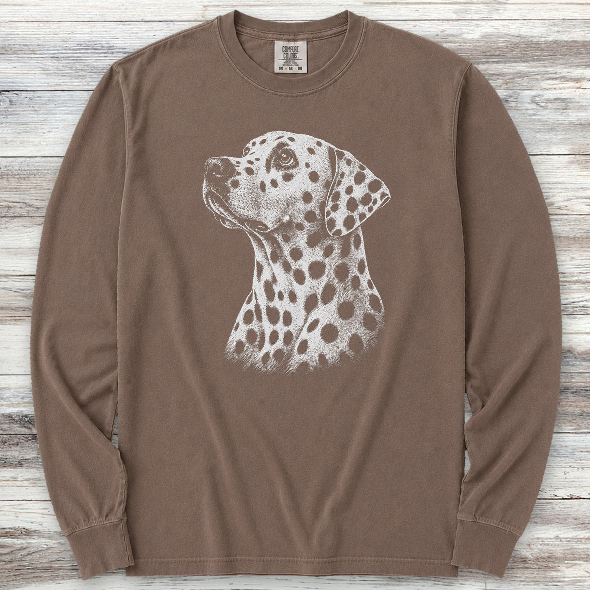Dalmatian Loyalty Long Sleeve Tee - Espresso