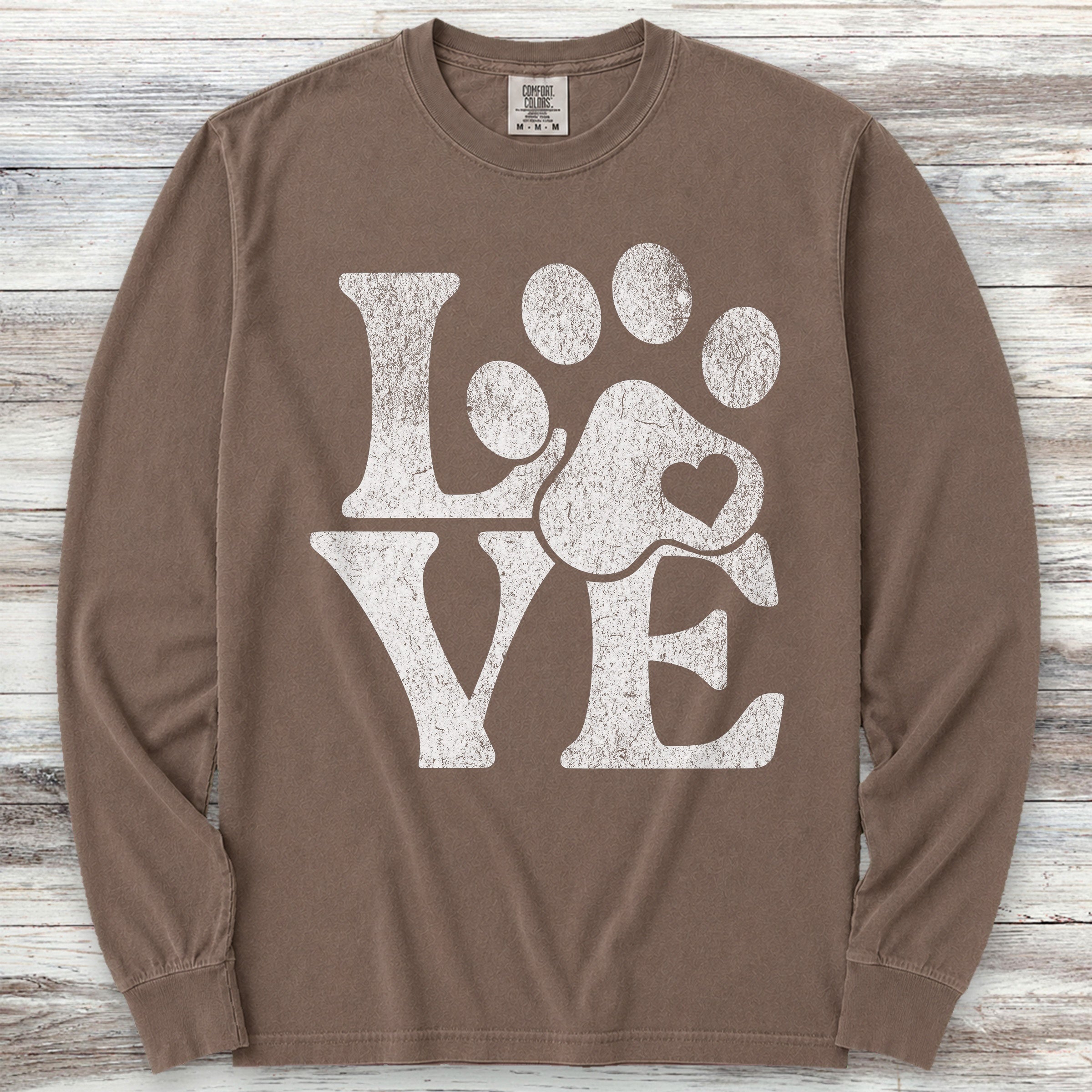 Love Long Sleeve Tee - Espresso