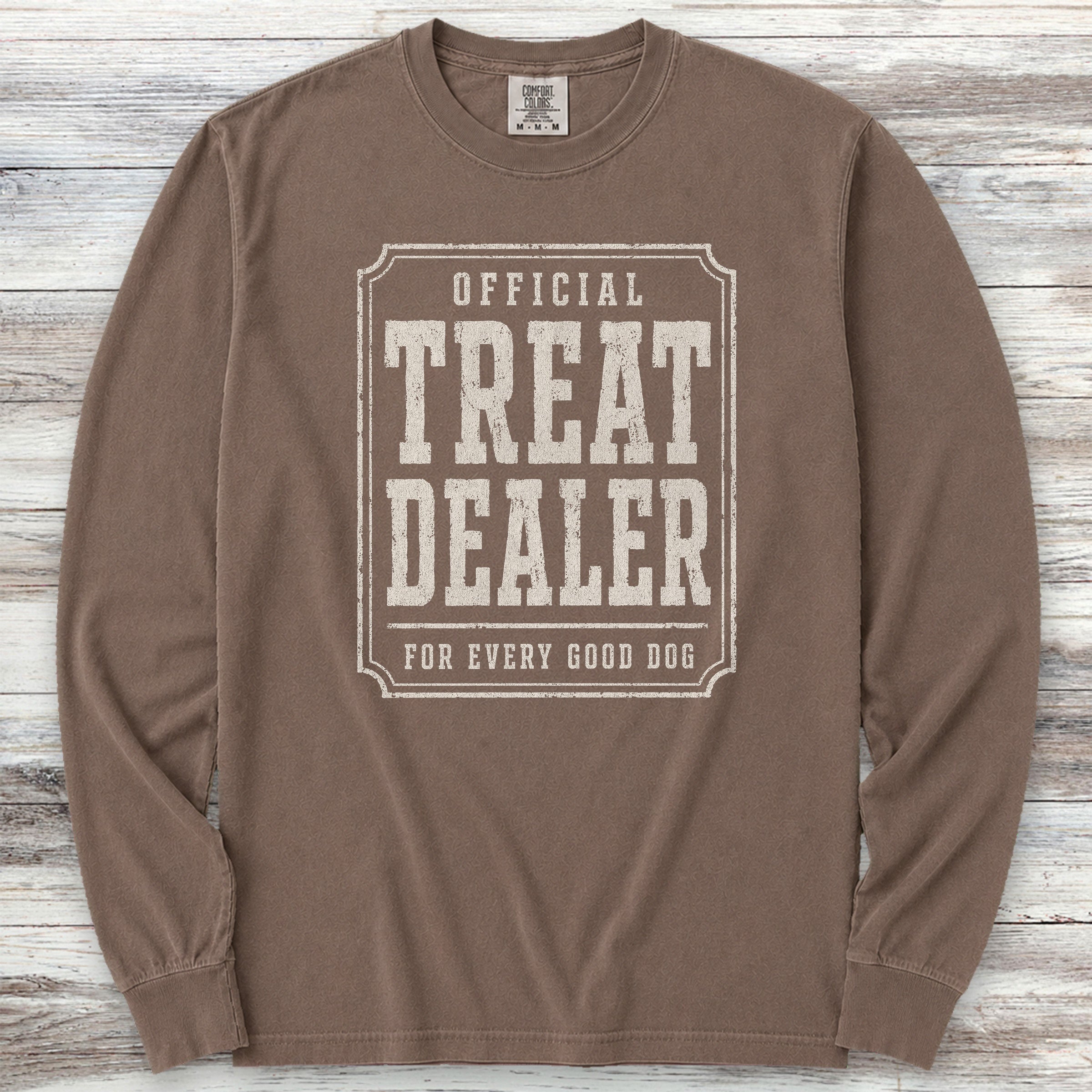 Official Treat Dealer Long Sleeve Tee - Espresso