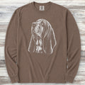 Basset Hound Loyalty Long Sleeve Tee - Espresso
