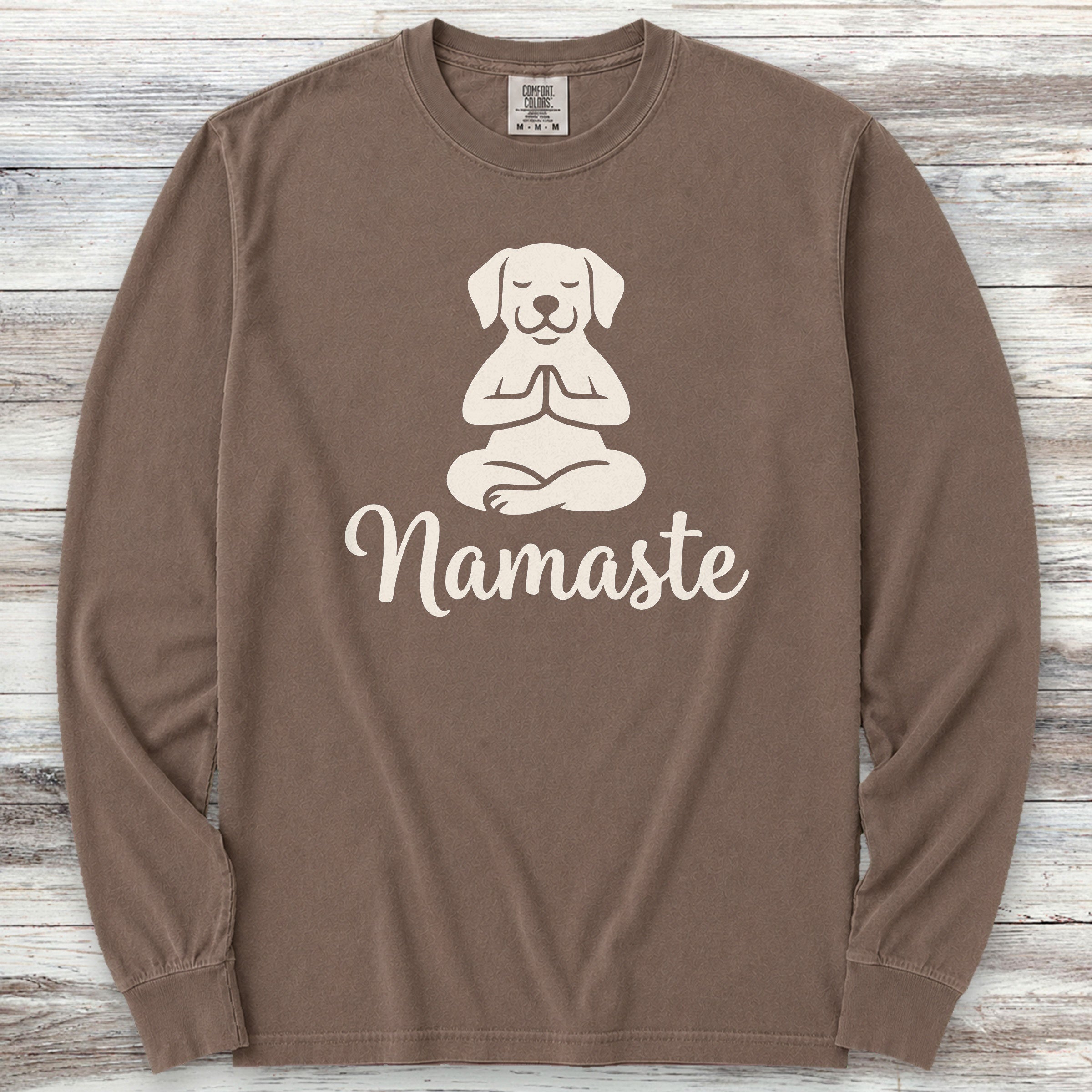 Namaste Long Sleeve Tee - Espresso