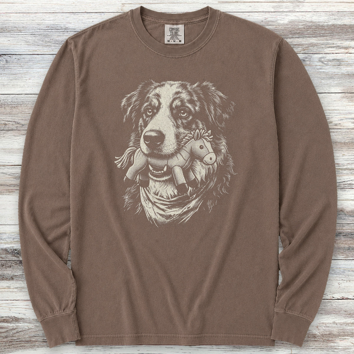 American Shepherd Favorite Toy Long Sleeve Tee - Espresso