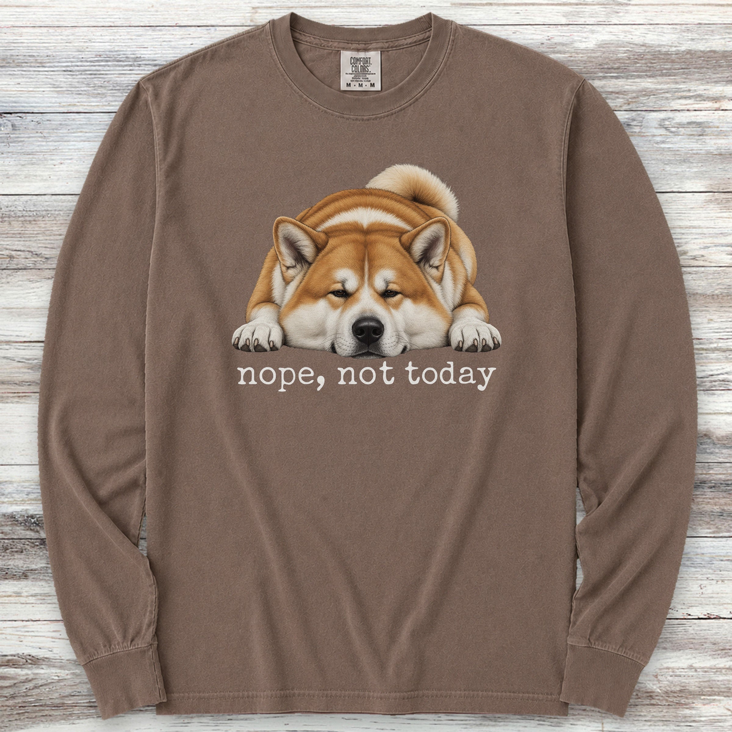 Akita Nope Long Sleeve Tee - Espresso