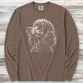 Poodle Loyalty Long Sleeve Tee - Espresso